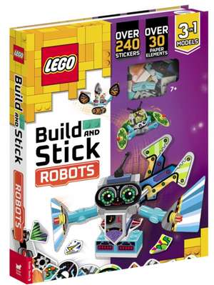 LEGO® Books: Build and Stick: Robots de Buster Books