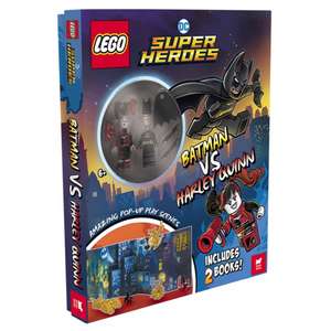 LEGO® DC Super Heroes(TM): Batman vs. Harley Quinn (with Batman(TM) and Harley Quinn(TM) minifigures, pop-up play scenes and 2 books) de Buster Books