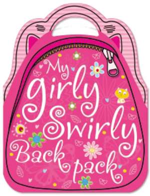 My Girly Swirly Sticker Backpack de Chris Scollen