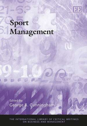 Sport Management de George B. Cunningham