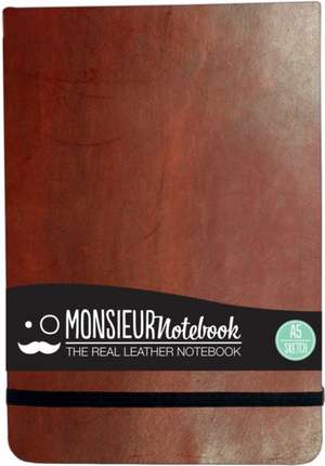 Monsieur Notebook Leather Journal - Landscape Brown Sketch Medium: Of Communion with God the Father, Son, and Holy Ghost de Hide Stationery Ltd