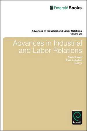 Advances in Industrial & Labor Relations de David Lewin