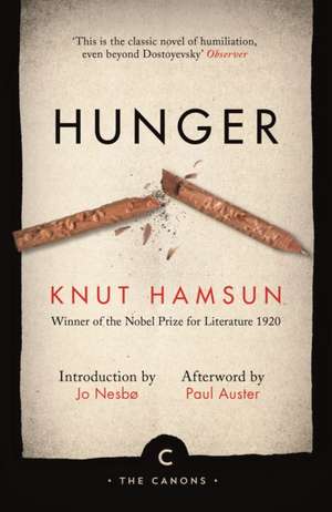 Hunger de Knut Hamsun