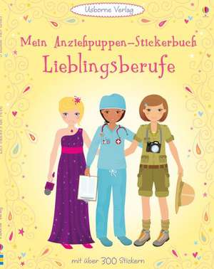 Mein Anziehpuppen-Stickerbuch: Lieblingsberufe de Emily Bone