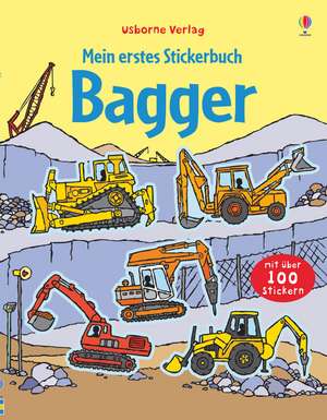 Mein erstes Stickerbuch: Bagger de Sam Taplin