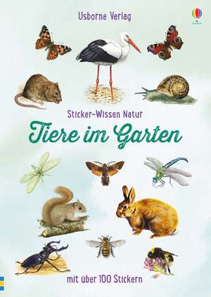 Sticker-Wissen Natur: Tiere im Garten de Phillip Clarke