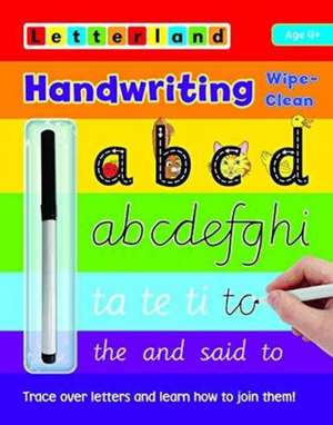 Handwriting Wipe-Clean de Lisa Holt