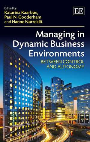 Managing in Dynamic Business Environments – Between Control and Autonomy de Katarina Kaarbøe