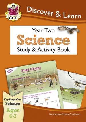 KS1 Science Year 2 Discover & Learn: Study & Activity Book de Cgp Books