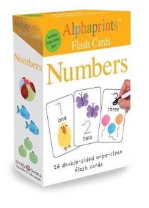 Alphaprints Flash Cards Numbers de Roger Priddy