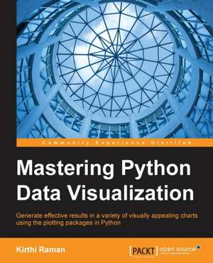 Mastering Python Data Visualization de Kirthi Raman