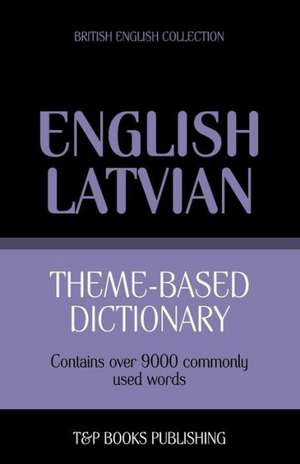 Theme-Based Dictionary British English-Latvian - 9000 Words: Geospatial Analysis with Python de Andrey Taranov