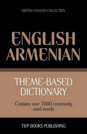 Theme-Based Dictionary British English-Armenian - 7000 Words: Geospatial Analysis with Python de Andrey Taranov