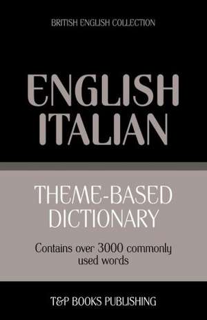 Theme-Based Dictionary British English-Italian - 3000 Words: Geospatial Analysis with Python de Andrey Taranov