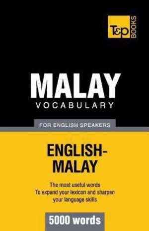 Malay Vocabulary for English Speakers - 5000 Words: Geospatial Analysis with Python de Andrey Taranov