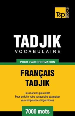 Vocabulaire Francais-Tadjik Pour L'Autoformation. 7000 Mots: Geospatial Analysis with Python de Andrey Taranov