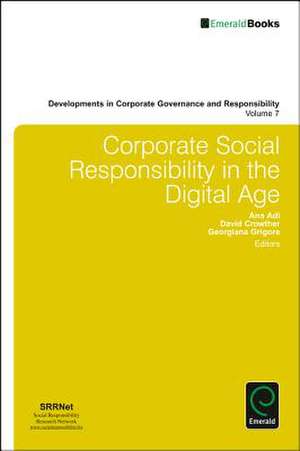 Corporate Social Responsibility in the Digital Age de Ana Adi