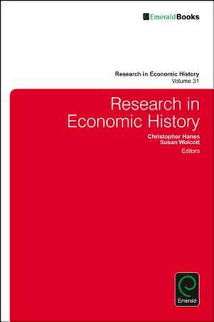 Research in Economic History de Christopher Hanes