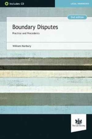 Boundary Disputes de William Hanbury