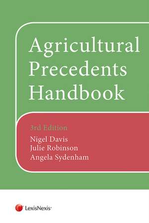 Agricultural Precedents Handbook de Nigel Davis