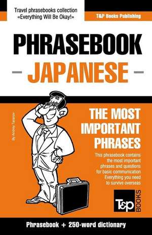 English-Japanese Phrasebook and 250-Word Mini Dictionary de Andrey Taranov