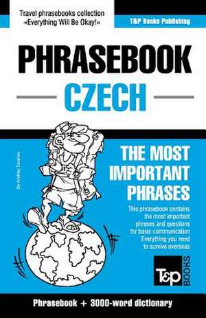 English-Czech Phrasebook and 3000-Word Topical Vocabulary de Andrey Taranov