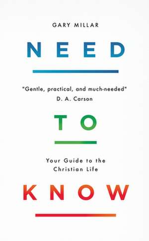 Need to Know de Gary Millar