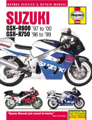 Suzuki GSX–R600 & 750 (96 – 00) Haynes Repair Manual de Haynes