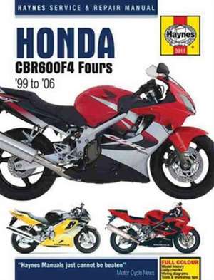 Honda CBR600F4 Fours (99 – 06) de Haynes