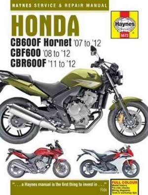 Honda CB600 Hornet, CBF600 & CBR600F (07 – 12) de Matthew Coombs