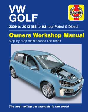 VW Golf Petrol and Diesel (09 – 12) 58 to 62 de Peter Gill