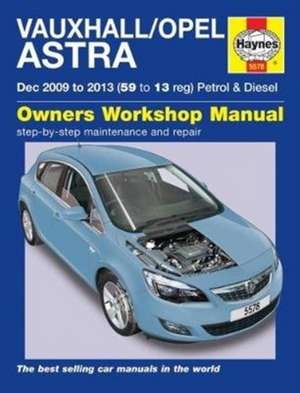 Vauxhall/Opel Astra (Dec 09 – 13) 59 to 13 de Haynes Publishi Haynes