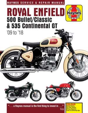 Royal Enfield 500 Bullet/Classic & 535 Continent – (09–18) de Haynes