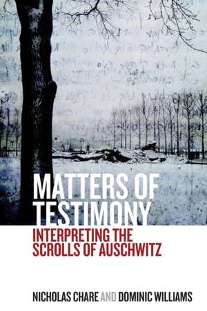 Matters of Testimony de Nicholas Chare