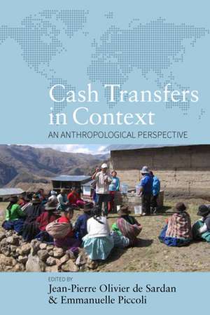 Cash Transfers in Context de Sardan, Jean-Pierre Olivier