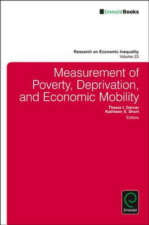 Measurement of Poverty, Deprivation, and Social Exclusion de Thesia I. Garner