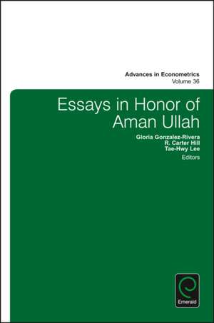 Essays in Honor of Aman Ullah de Thomas B. Fomby