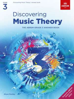 Discovering Music Theory, The ABRSM Grade 3 Answer Book de ABRSM