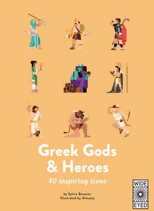 40 Inspiring Icons: Greek Gods and Heroes de Sylvie Baussier