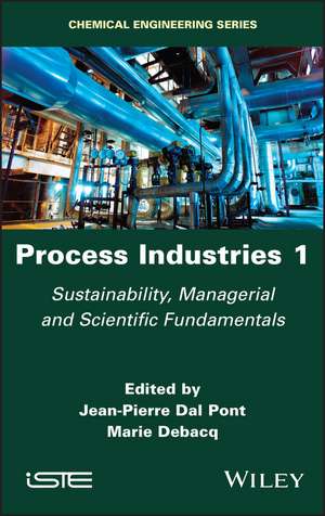 Process Industries 1: Sustainability, Managerial and Scientific Fundamentals de Jean–Pierre Dal Pont