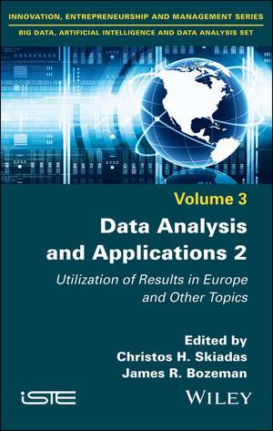 Data Analysis and Applications 2 – Utilization of Results in Europe and Other Topics de C Skiadas