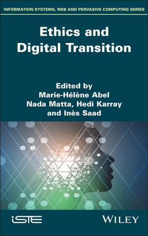 Ethics and Digital Transition de Marie-Hélène Abel