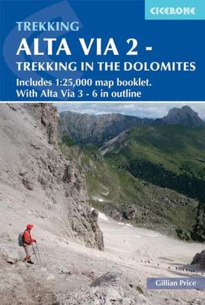 Alta Via 2 - Trekking in the Dolomites de Gillian Price