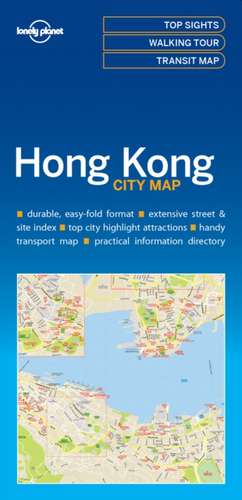 Lonely Planet Hong Kong City Map de Lonely Planet