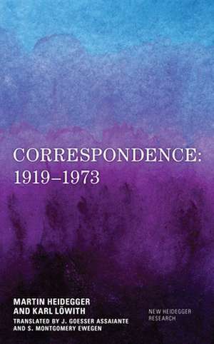 CORRESPONDENCE 1919-1973 de Karl Loewith