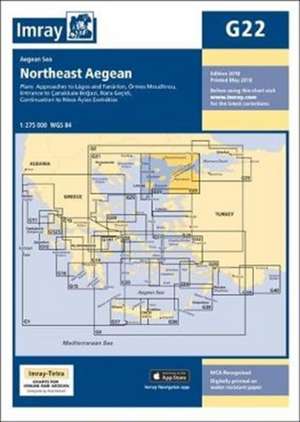 Imray Chart G22 de Imray Laurie Norie & Wilson Ltd