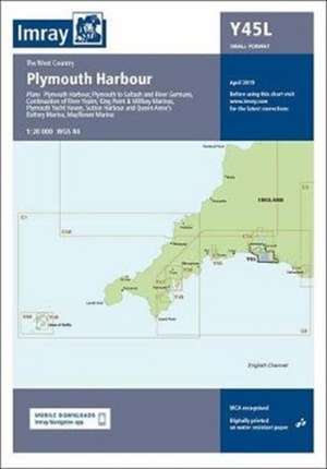 Imray Chart Y45 Plymouth Harbour Laminated de Imray