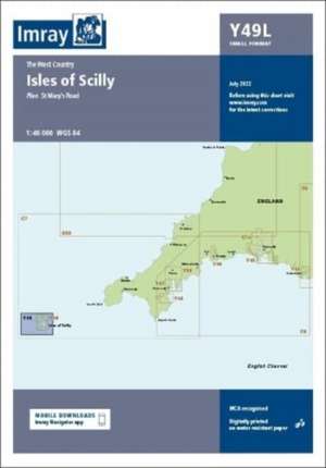 Imray Chart Y49 Laminated de Imray