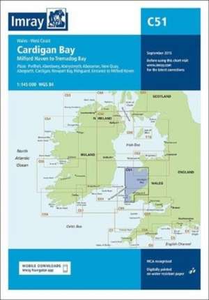 Imray Chart C51 Cardigan Bay de Imray