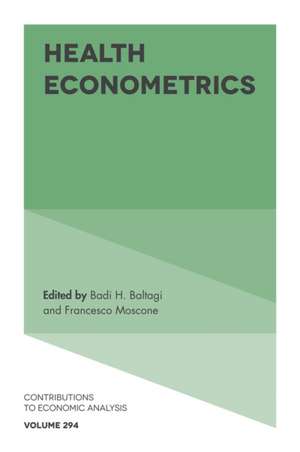 Health Econometrics de Badi H. Baltagi